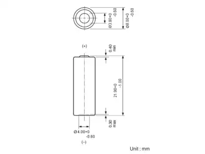 Bateria 29A GP Battery L822 A32 LR32A 9.0V