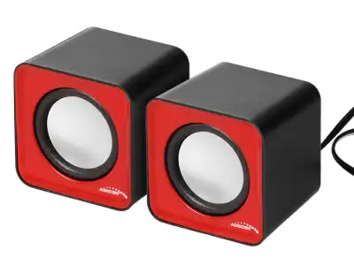 Głośniki komputerowe 6W USB Red&Black Audiocore, AC870 R