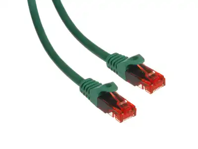 Przewód Maclean, Kabel patchcord UTP, Wtyk-wtyk, Cat6, 0,5m, Zielony, MCTV-300 G