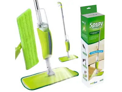 Mop ze spryskiwaczem GreenBlue, zawiera 2 wzmocnione wkłady microfibra, GB830