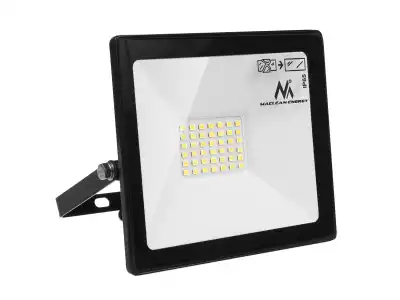 Naświetlacz LED Maclean, slim 30W, barwa neutralna biała (4000K), IP65, MCE530 NW