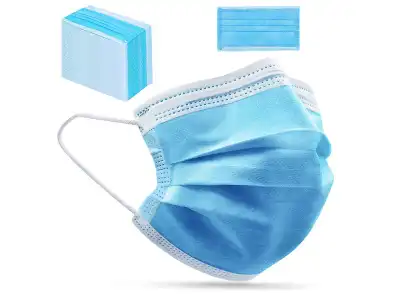 Maska jednorazowa FFP2 - zestaw 50szt - kolor niebieski 50 sztuk maseczek do ochrony osobistej Promedix PR-205