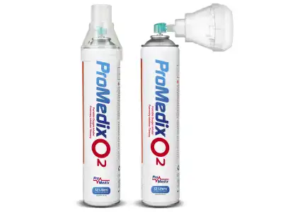 Przenośny inhalator tlenowy w puszce 99,4% Promedix 12L, PR-994