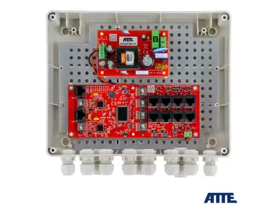 SWITCH ZEWNĘTRZNY 8-PORTOWY POE DO 8 KAMER IP ATTE IP-8-20-L2