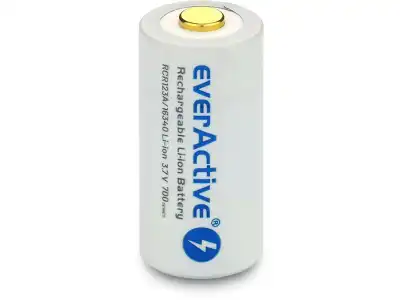 Akumulatorek 16340 / R-CR123 3,7V everActive 700mAh (1 szt.) z zabezpieczeniem