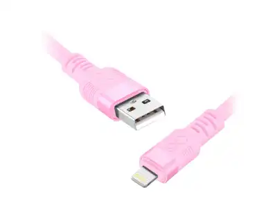 Kabel USB-A - Lightning eXc WHIPPY Pro, 0.9M, 29W, szybkie ładowanie, kolor mix pastelowy