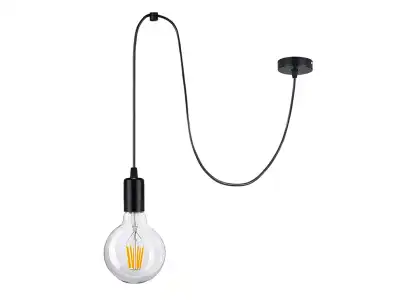 LINO lampa wisząca, moc max. 1x60W, E27, czarna
