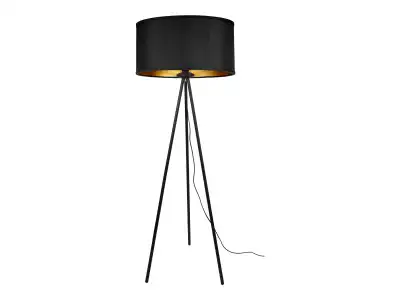 KYLO 1P E27, lampa stojąca, max. 60W, czarna, trójnóg