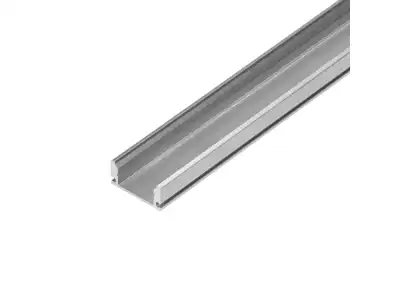 Profil aluminiowy do taśm LED, 2000 x 17 x 7 mm, nawierzchniowy, srebrny