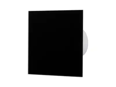 Panel szklany do wentylatorów i kratek, kolor czarny mat