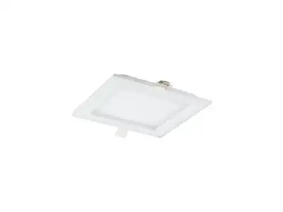 AKMAN LED 9W, oprawa typu downlight, podtynkowa, kwadratowa, 530lm, 3000K, biała, wbudowany zasilacz LED