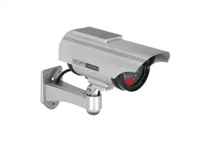 Atrapa kamery monitorującej CCTV z panelem solarnym