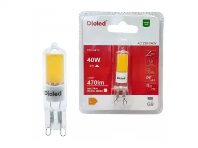 ŻAR. LED G9 DIOLED 4W NEUTRALNA 470LM COB 0416