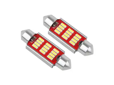 LED Amio CANBUS, 12 x SMD 4014, Festoon, 39 mm, White, 12/24 V, komplet 2szt.