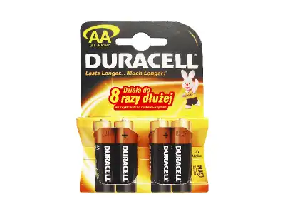 Bateria alkaliczna Duracell LR6 na blistrze.