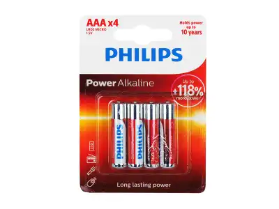 Bateria alkaliczna Philips LR03 PowerAlkaline.