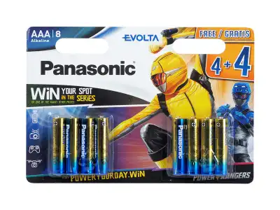 Bateria alkaliczna Panasonic Evolta, LR03, blister.