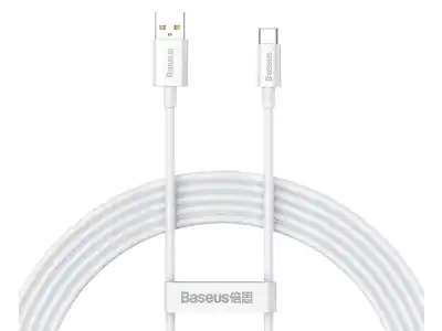 Baseus kabel Superior USB -USB-C 2m 66W biały