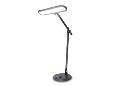 Lampka SVENSSON Light biurkowa 620 lumen 12W szary metalik, model Riga