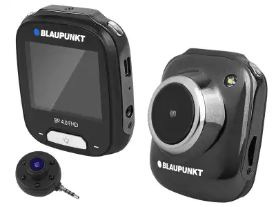 PS Cyfrowy rejestrator wideo z GPS Blaupunkt Full HD, 2,0", kąt 140`, Video Resolution (front): 1920x1080p (30fps).