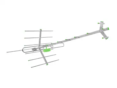 PS Antena DVB-T TURBO TV-MUX8 COMBO VHF/UHF polaryzacja pozioma (H) + zasilacz + wzmacniacz SWA-955.
