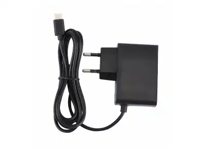 Ładowarka sieciowa wtyk USB type-C 3A, quick charge, czarna