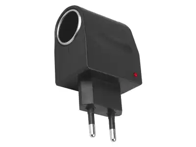 Adapter napięcia 230 V/12 V z gniazdem zapalniczki 2.1 A.