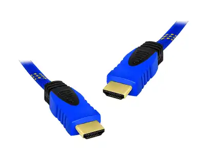 PS Kabel HDMI-HDMI 5m niebieski v1.4.