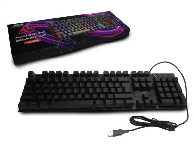 RGB klawiatura komputerowa gamingowa
