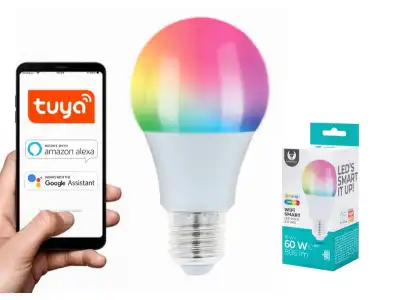 Żarówka LED SMART E27 C37 10W RGB-W TUYA  806lm 230V Forever Light