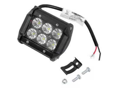 PANEL OFF ROAD 10-30V, 3 W x 6LED, 18W, IP67, 6500K, Flood.