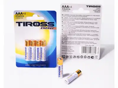 Bateria alkaliczna Tiross LR03 blister