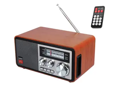 Radio przenośne RETRO MK-623 bluetooth,USB, TF,AUX ,wbudowany akumulator ,srebrne