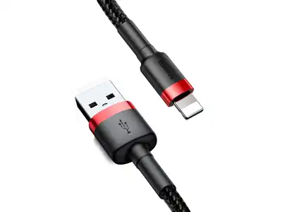 PS Kabel USB - Lightning Baseus, 2 m, 1,5 A.