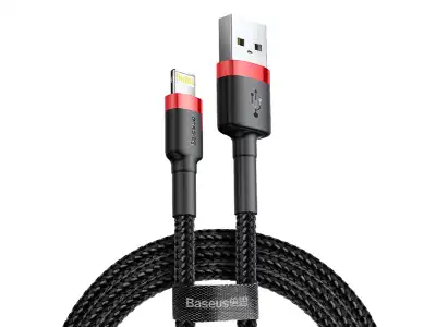 PS Kabel USB - IPHONE 8pin Lightning 0,5 m, 2,4 A, Baseus Quick Charge.