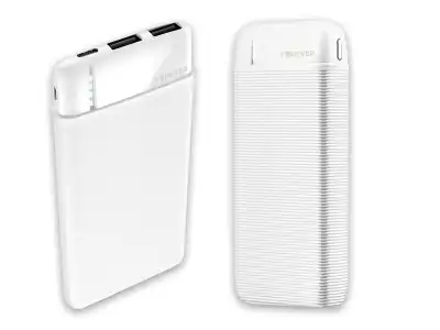 Forever power bank TB-100M 10000 mAh biały