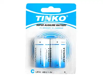Bateria alkaliczna TINKO LR14 C 2szt/blister.