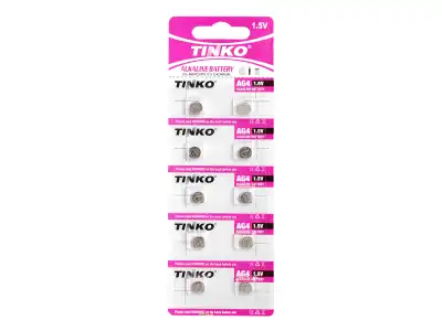 Bateria alkaliczna TINKO AG4 10szt/blister.