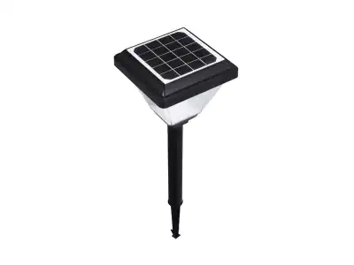 Ogrodowa lampa solarna okrągła 2W z akumulatorem 2400mAh