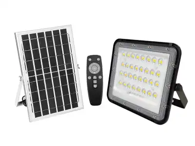 Naświetlacz z panelem solarnym 60W 48-LED 5730,z akumulatorem 5000mAh,pilot