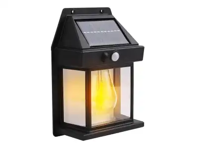 Lampa solarna ścienna 10W ,czujnik ruch,zmierzchu, akumulator 1800mAh