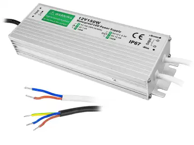 Zasilacz LED wodoodporny IP67 12 V/150 W.
