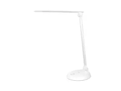 Lampka biurkowa TS-1808 60-LED 6W, potrójna regulacja temp.barwowej 2700K/4000K/7000K, srebrna.