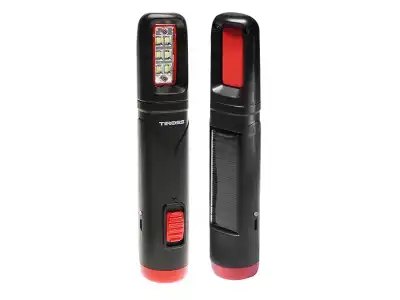 Latarka ręczna solarna TS2221 1-LED 1W (110lm)+6-LED SMD(60lm),akumulator 1200mAh,czarna