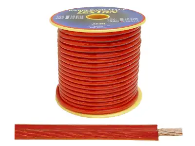 Kabel zasil.LEXTON 12GA/4,5mm Cu+AL czerwony