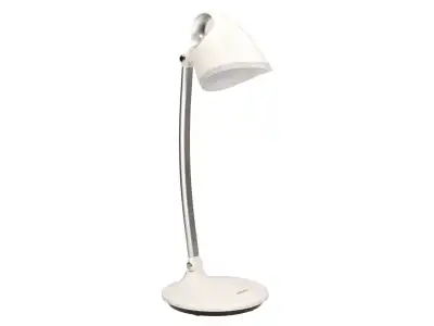 KALCYT LED 6W, lampka biurkowa, 200lm, 4000K, wyłącznik czasowy, biała