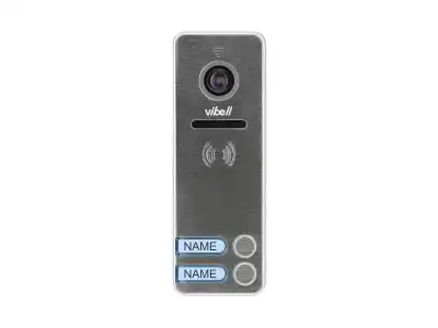 Wideo kaseta 2-rodzinna z kamerą szerokokątną, kolor, wandaloodporna, diody LED, do zastosowania w systemach VIBELL
