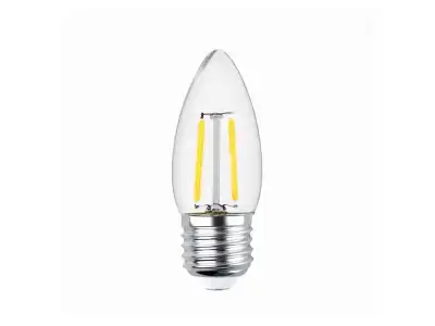 Żarówka LED Filament E27 C35 2W 230V 2200K 1800lm COG  przezroczysta forever Light