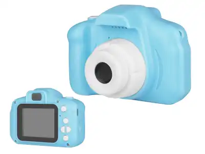 W Aparat cyfrowy z funkcją kamery, kid-friendly, niebieski, kid-friendly