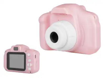 W Aparat cyfrowy z funkcją kamery, kid-friendly, różowy, kid-friendly